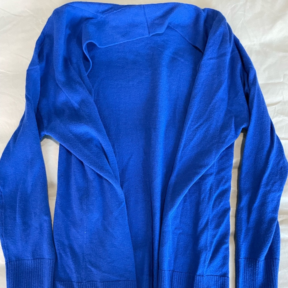 Banana Republic Royal Blur open Cardigan